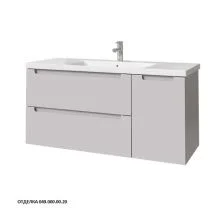 Caprigo Тумба с раковиной TERMIN-Smalty 120 см, правая, серая, эмаль