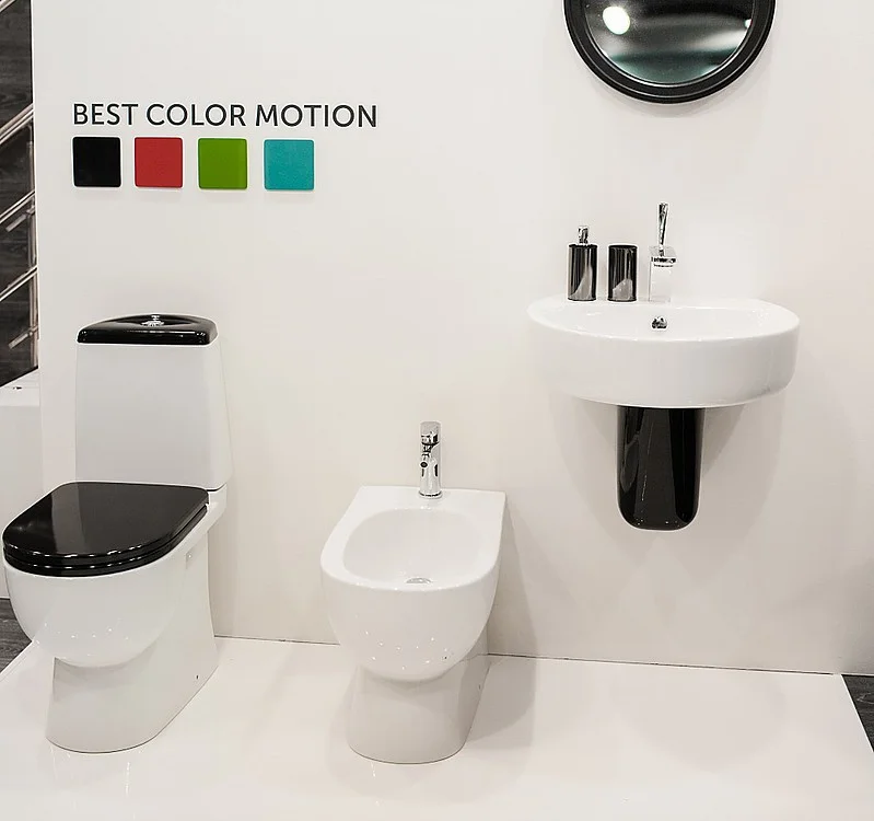 Приобрести sanita luxe best унитаз-компакт с быстросъемным сидением микролифт и черной крышкой