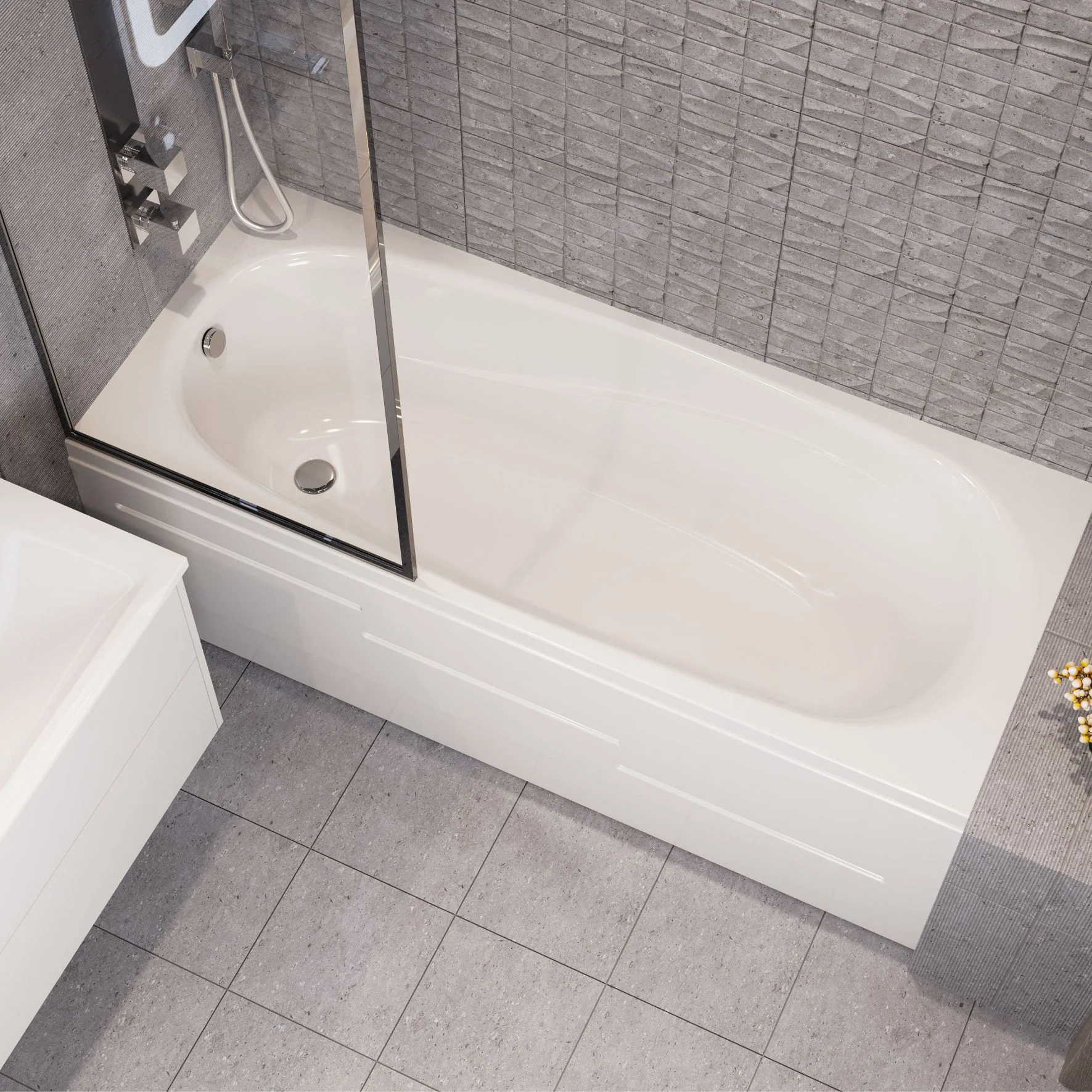 Приобрести mirsant ванна акриловая nova easy 150*70 см, белая, ут000087522