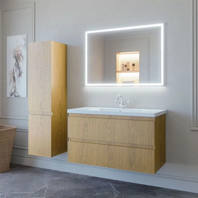 Приобрести caprigo тумба с раковиной forte-albero 100 см, дюна, шпон