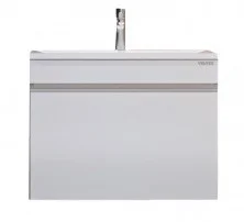 Тумба подвесная с раковиной Velvex PULSUS 70 см, белый tpPUL.70-21