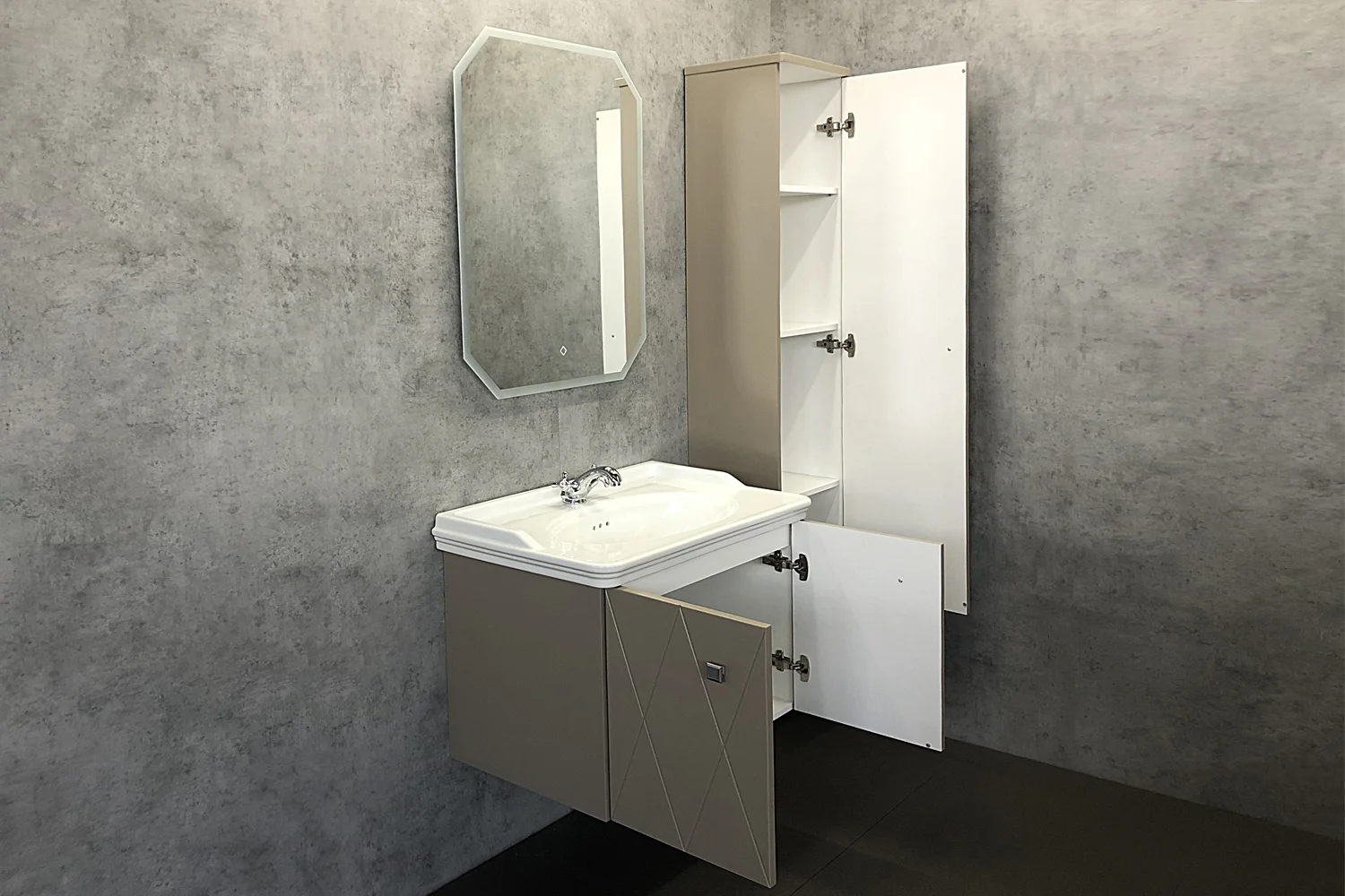 Приобрести сomforty пенал "кремона-40", латте