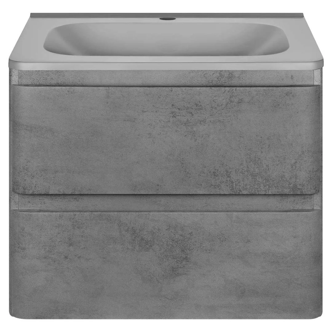 Приобрести vincea тумба подвесная vico 60 см, бетон с серой матовой раковиной vmc-2v600bt;vcb-2vp600g