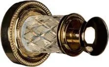 Boheme Крючок для ванной комнаты Murano, золото\кристаллы 10906-CRST-G