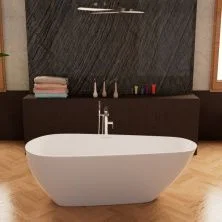 Frank Акриловая ванна F6122 White,170х75 см, отдельностоящая