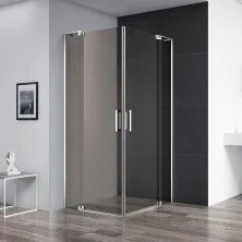 Cezares Душевое ограждение SLIDER 80х100 см, бронза\хром SLIDER-AH-2-80/90-100/110-BR-Cr