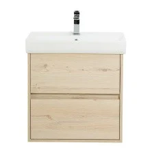 BelBagno Тумба с раковиной NEON 50 см, подвесная Pino Bianco, белая раковина