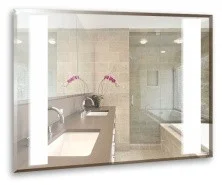Loranto Зеркало Премьер-эконом 80х60 см, LED-подсветка, сенсорный выключатель ФР-00001659