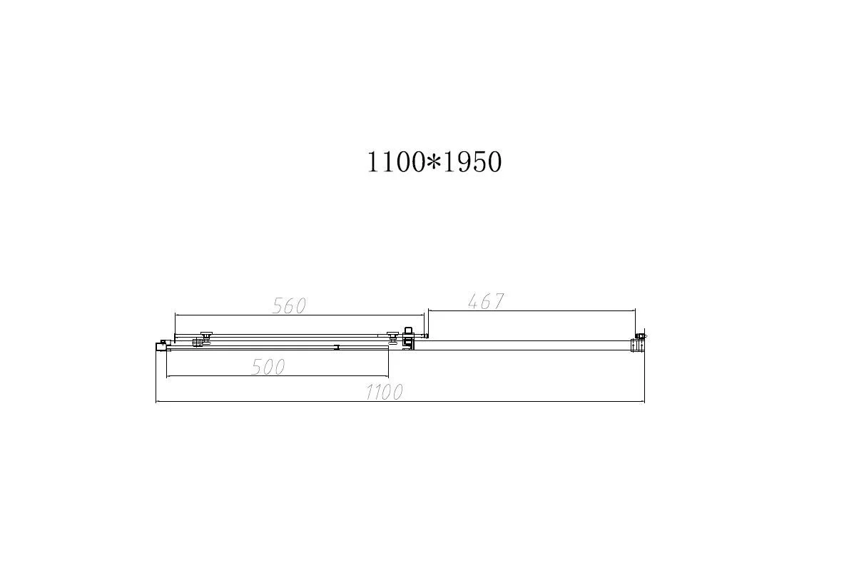 Приобрести vincea душевая дверь slim-n 110 см, тонированное, черная vds-4sn110cgb