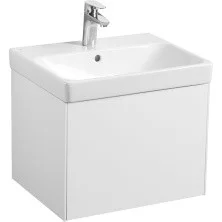 Тумба подвесная Акватон Асти 55 с раковиной, белый