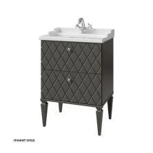 Caprigo Тумба с раковиной ROMA 60 см, графит