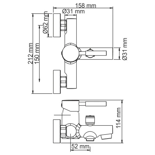 Приобрести wasserkraft смеситель для ванны main 4101, хром