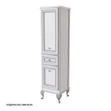 Caprigo Пенал FRESCO 42 см, правый, белый, эмаль