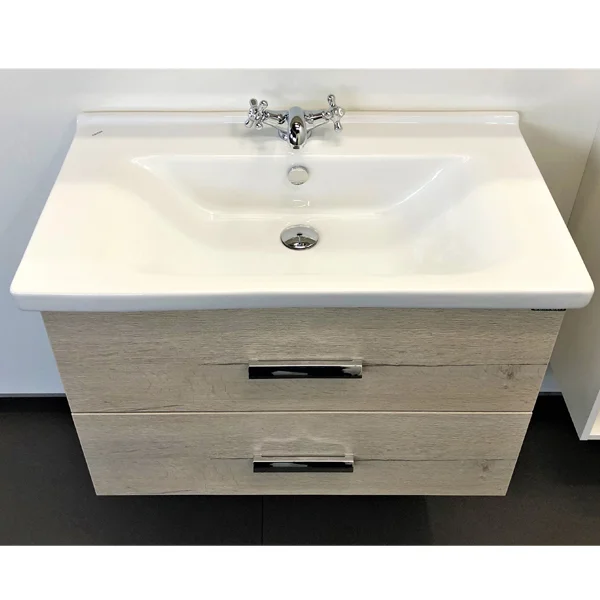 Приобрести сomforty тумба с раковиной "парма-80" дуб дымчатый