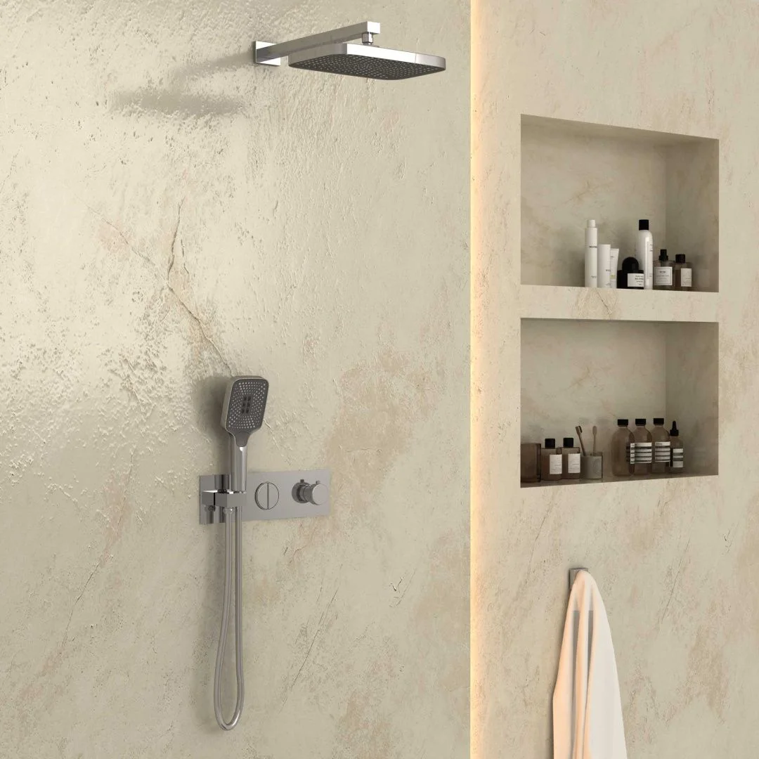 Приобрести vincea встраиваемая душевая система с термостатом, хром vsfw-422t1ch