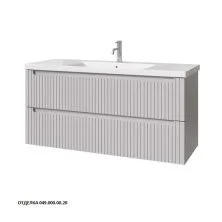 Caprigo Тумба с раковиной TERMIN-Smalty STRIPE 120 см, серая, эмаль