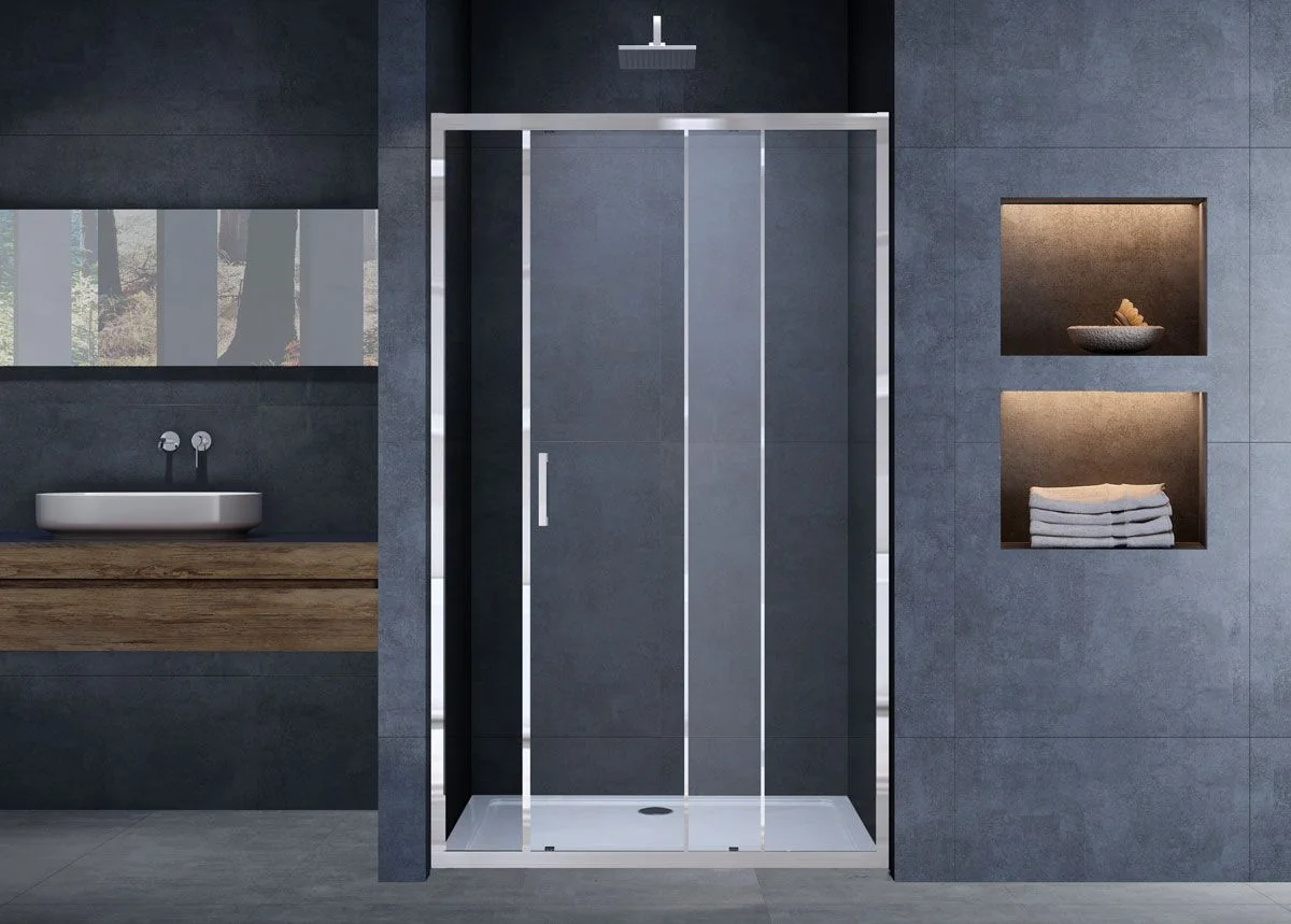 Приобрести vincea душевая дверь alpha 150 см, прозрачное, хром vds-3al150cl