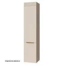 Caprigo Пенал MONBAR-Smalty 35 см, светло бежевый, эмаль