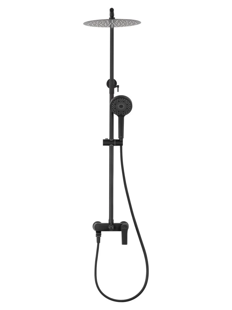Приобрести душевая система wonzon & woghand brilliant, черный матовый (ww-88047079-mb)