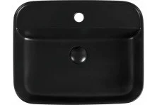 Aquanet Раковина Soul-2-MB 50х40 см, черный матовый