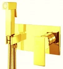 CEZARES Смеситель с гигиеническим душем UNIKA, золото UNIKA-DIF-03/24