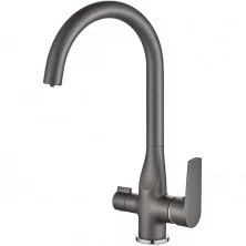 HAIBA Смеситель для кухни 396мм, пепельный HB-76533-3