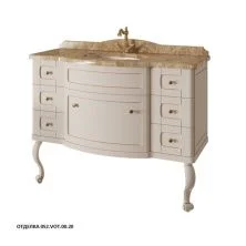 Caprigo Тумба с раковиной IMPERIO 120 см, бежевая, эмаль
