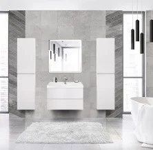 Cezares Тумба подвесная с раковиной MOLVENO 46 80 см Bianco Ghiaccio, белая MOLVENO 46-80-2C-SO-BG