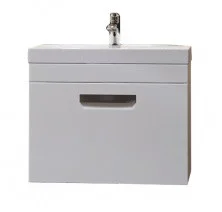 Тумба подвесная с раковиной Velvex Estea 50 см белый/матовый tpEST.50.1Y-233