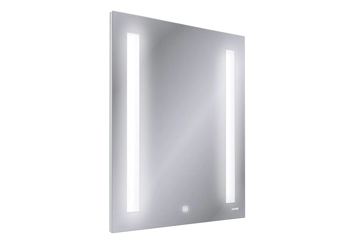 Приобрести зеркало cersanit base 020 led 60 см, lu-led020*60-b-os