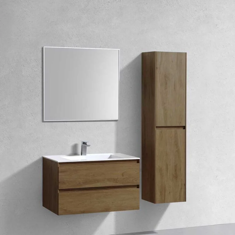 Приобрести vincea тумба подвесная luka 80 см, дуб табак с белой раковиной vmc-2l800to;vcb-13800w