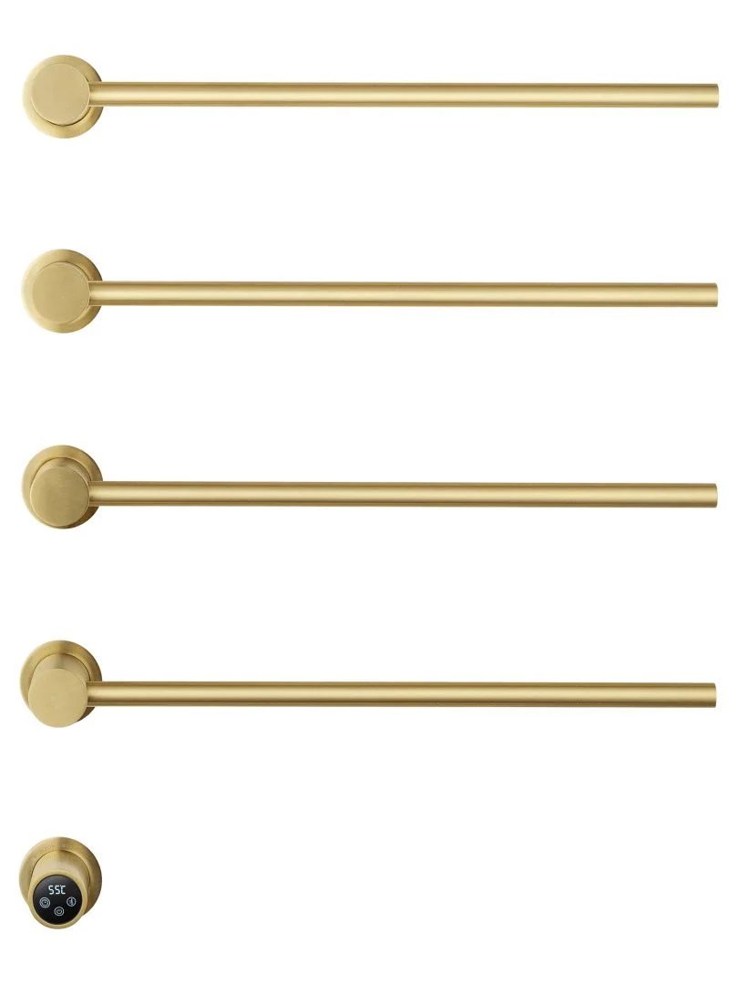 Приобрести полотенцесушитель электрический встраиваемый wonzon & woghand hamburg, брашированное золото (ww-al314-bg)