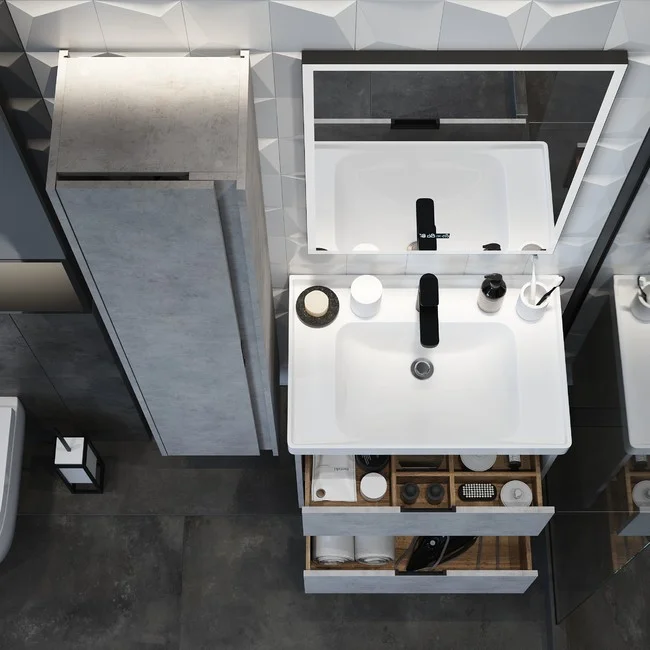 Приобрести briz пенал подвесной chicago 35 см, светло серый