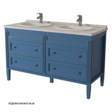 Caprigo Тумба с раковиной ALBION 140 см, синяя, эмаль