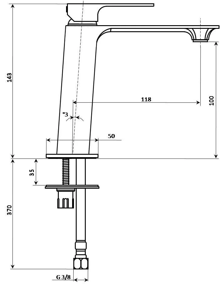 Приобрести kerama marazzi смеситель для раковины fioretto, хром v2cr205km