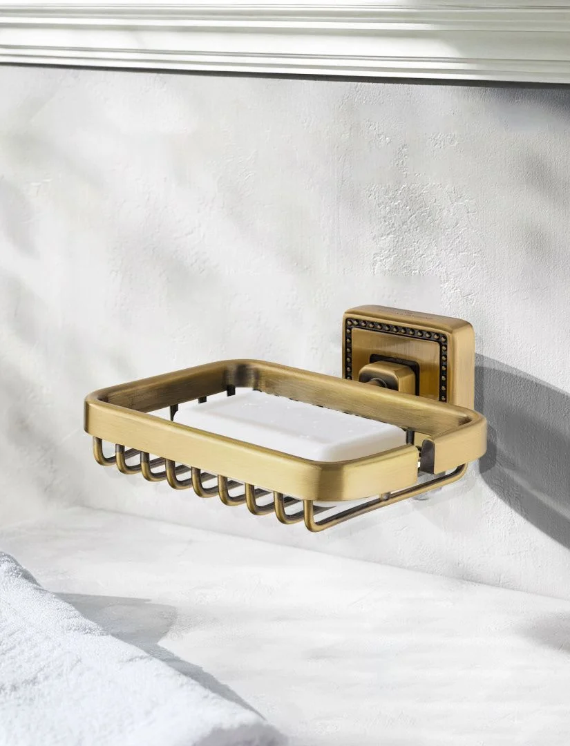 Приобрести мыльница с держателем wonzon & woghand roma, бронза (ww-7224)