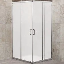 Ограждение душевое BelBagno UNIQUE-A-2 850-1000х850-1000 хром/матовое