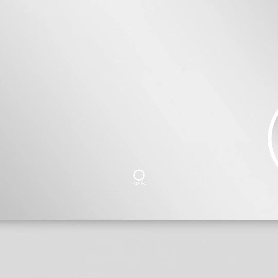 Приобрести azario зеркало 100х70 см, белый, сенсорный выключатель, диммер, часы, увеличительное зеркало, часы, увеличительное зеркало az-z-033cs