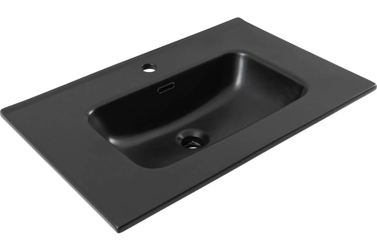 Приобрести aquanet раковина flat 70х46 см, черная матовая