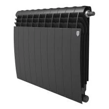 Royal Thermo Радиатор биметаллический BiLiner 500 /Noir Sable ( черный графит ) VR80 - 10 секц.