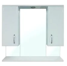 Loranto Зеркало-шкаф Best 85х80 см, белый CS00050320