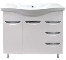 Loranto Тумба напольная с раковиной Стиль- 80/3 80х85 см, белая (CS00070447)
