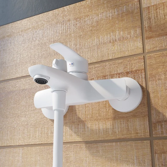 Приобрести iddis смеситель для ванны ray 214мм, белый матовый raywt02i02