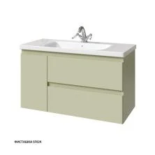 Caprigo Тумба с раковиной FORTE 100 см, левая, фисташка