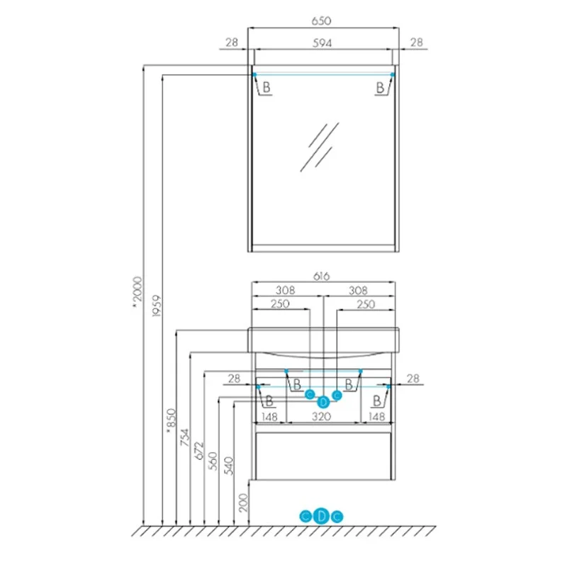 Приобрести акватон тумба c раковиной нортон 80 белая