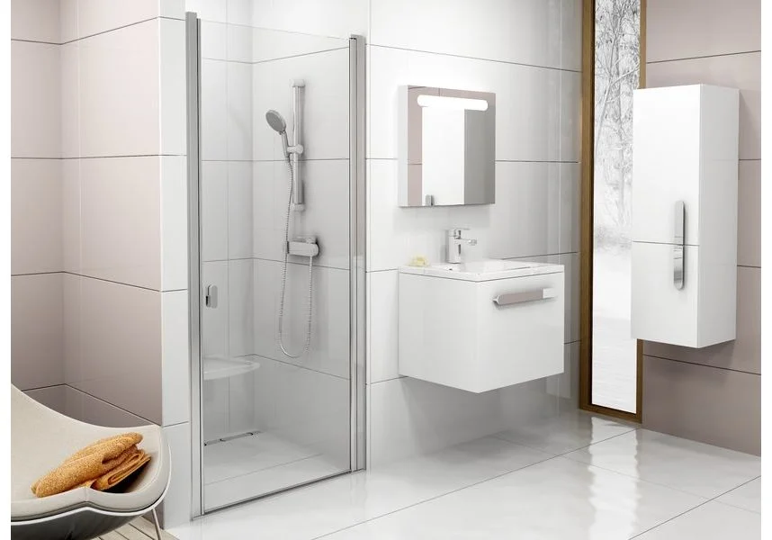 Приобрести дверь душевая ravak chrome csd1 90 см 0qv70c00z1 алюминий/прозрачное