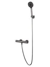 Смеситель для душа с термостатом WONZON & WOGHAND INN 6, Темный графит (WW-B2029-A-BGG)