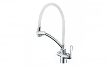 LEMARK Смеситель для кухни Comfort с подключением к фильтру, белый LM3070C-White