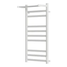 Полотенцесушитель электрический Point 500х1000 Меркурий с полкой П9, белый PN83850PW