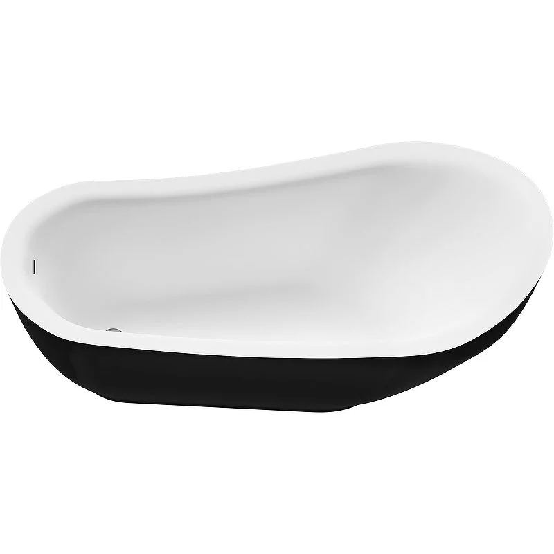 Приобрести grossman отдельностоящая ванна style 180x89 см, черная матовая gr-2303mb
